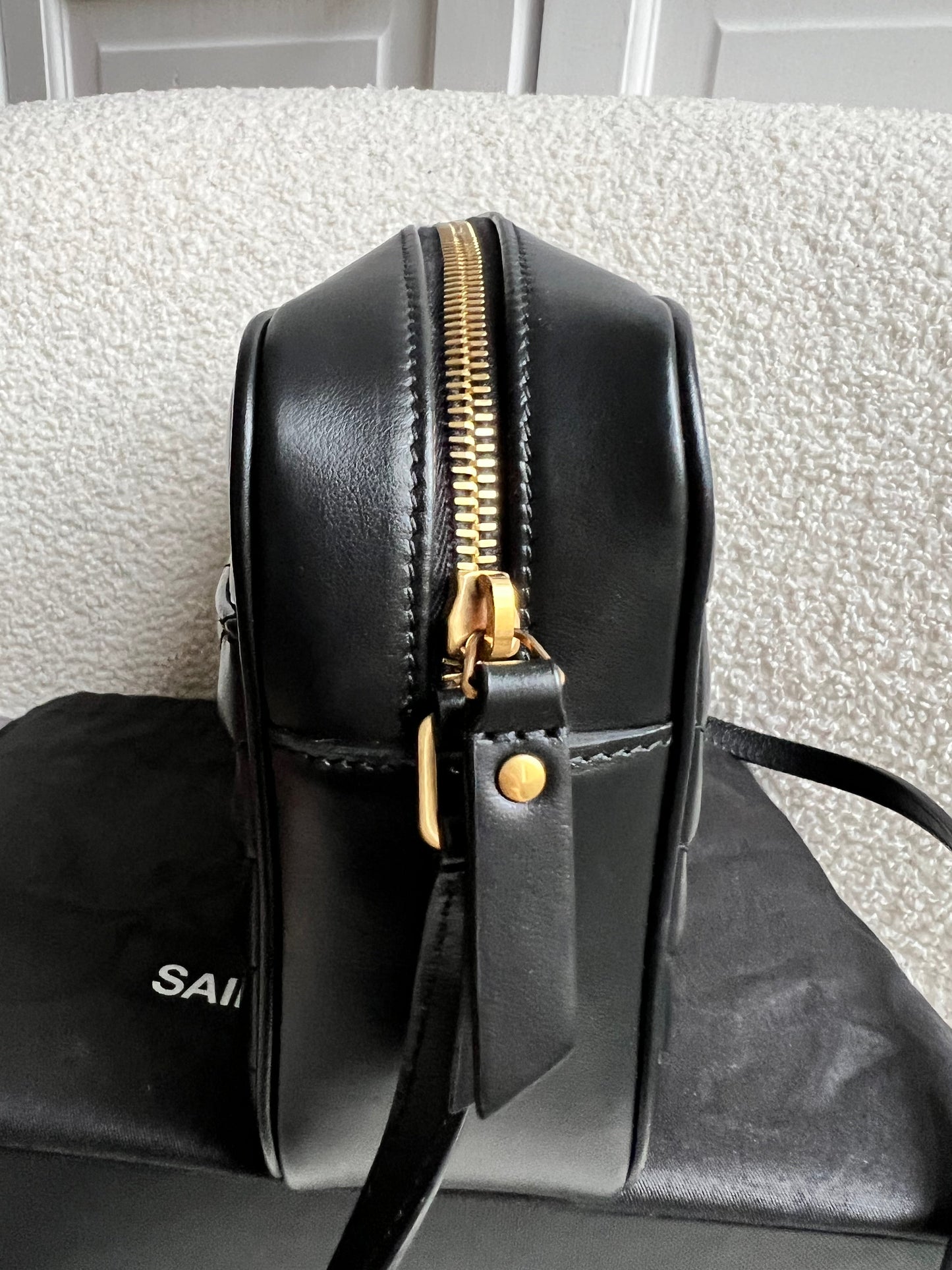 Yves Saint Laurent (YSL) Black Lou Camera Bag (RRP £1,350)