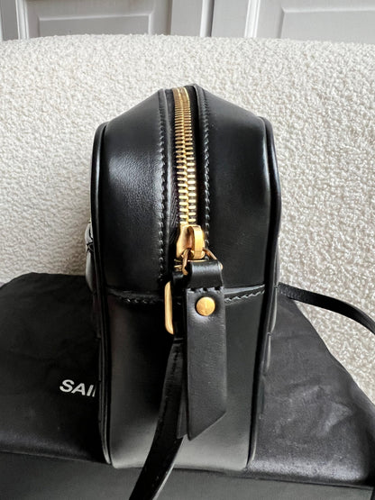 Yves Saint Laurent (YSL) Black Lou Camera Bag (RRP £1,350)