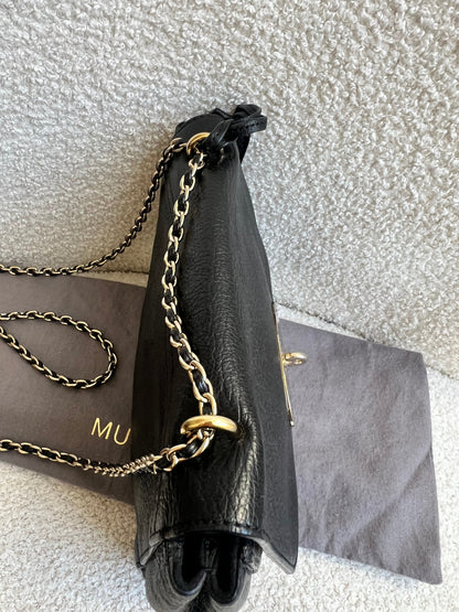 Mulberry Black Regular Lily with Gold Hardware (RRP £995)