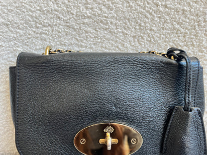 Mulberry Black Regular Lily with Gold Hardware (RRP £995)