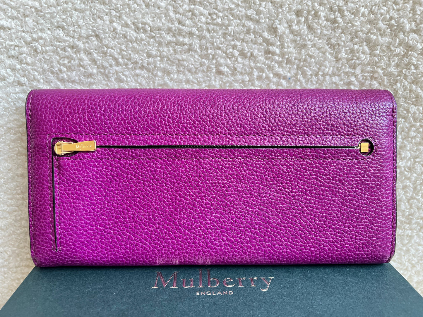 Mulberry Violet Continental Wallet (RRP £345)
