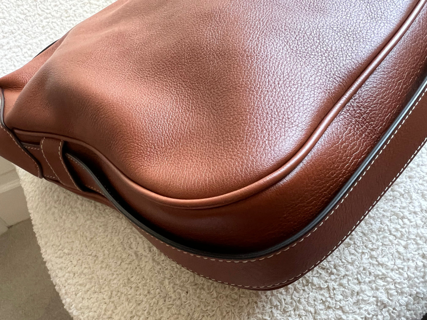 Celine Large Romy Bag in Tan Calfskin (RRP £2350)