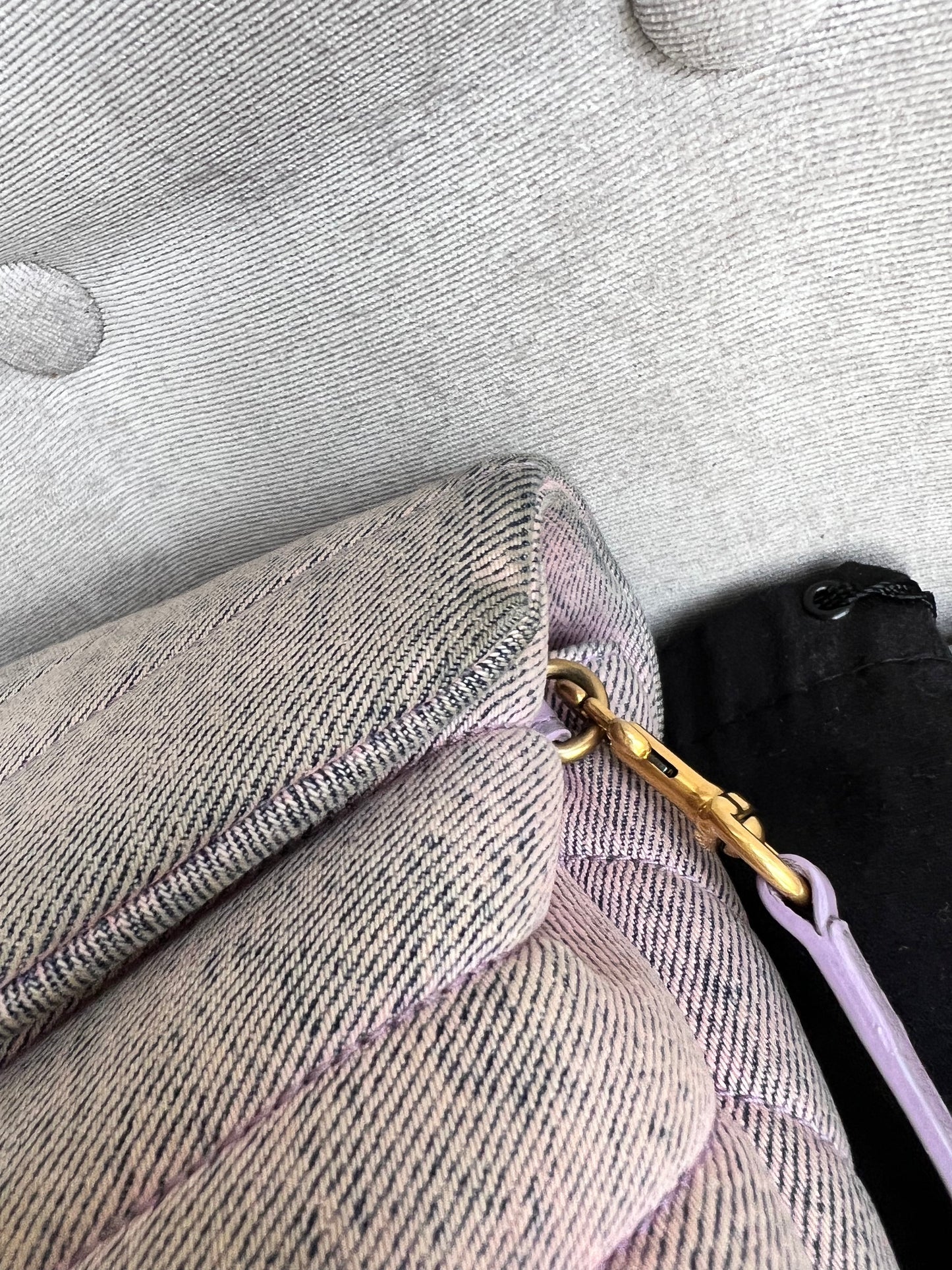 Yves Saint Laurent (YSL) Denim Toy Lou Lou