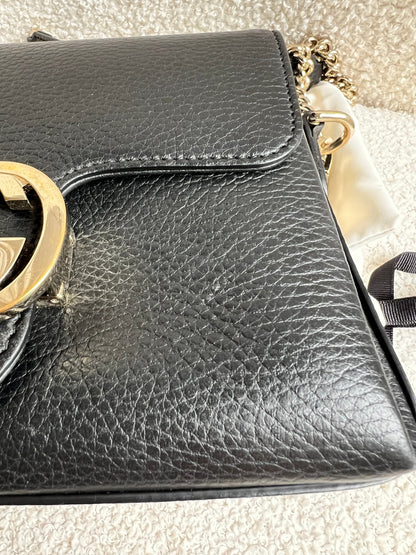 Gucci Interlocking GG Black Small Cross Body Bag