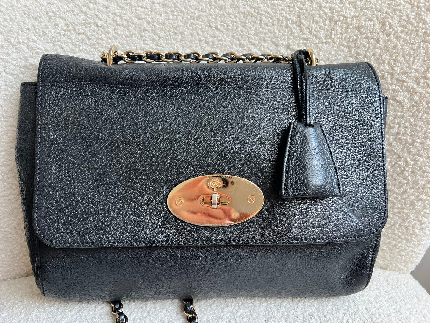 Mulberry Black Medium Lily with Silver Hardware (RRP £1095)