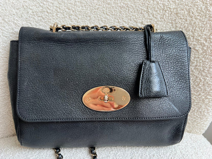 Mulberry Black Medium Lily with Silver Hardware (RRP £1095)