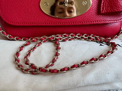 Mulberry Hibiscus Red Regular Lily with Gold Hardware (RRP £995)