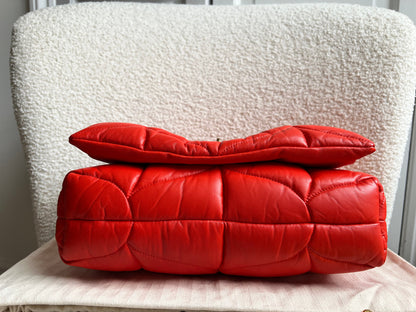 Mulberry Coral Orange Softie in Pillow Effect Nappa Leather (RRP £1650)