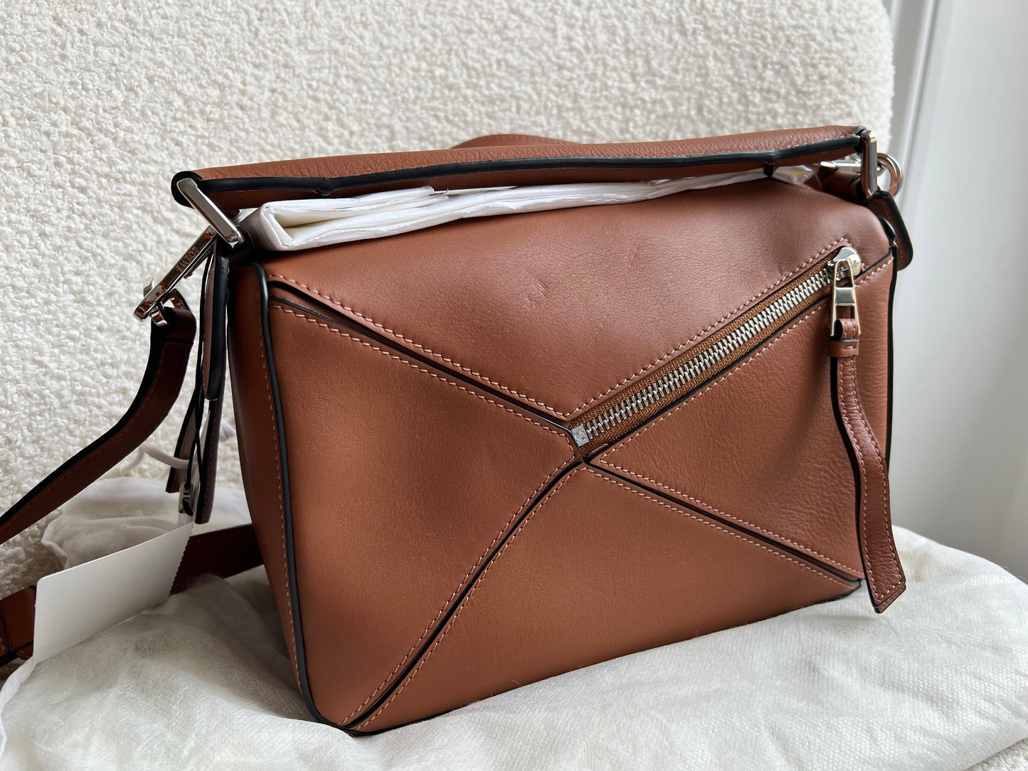 Loewe Tan Small Puzzle Bag (RRP £2550)