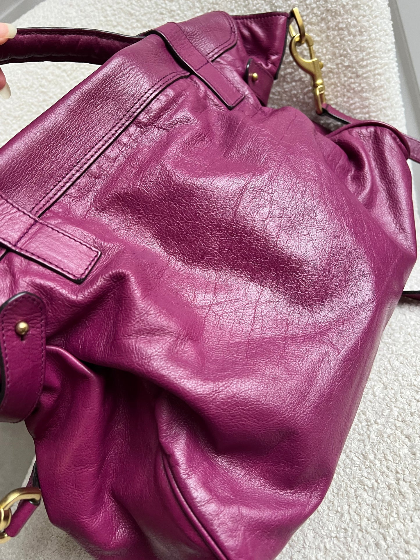 Mulberry Oversized Plum Alexa (RRP £1100)