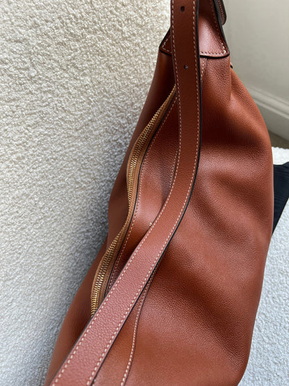Celine Large Romy Bag in Tan Calfskin (RRP £2350)