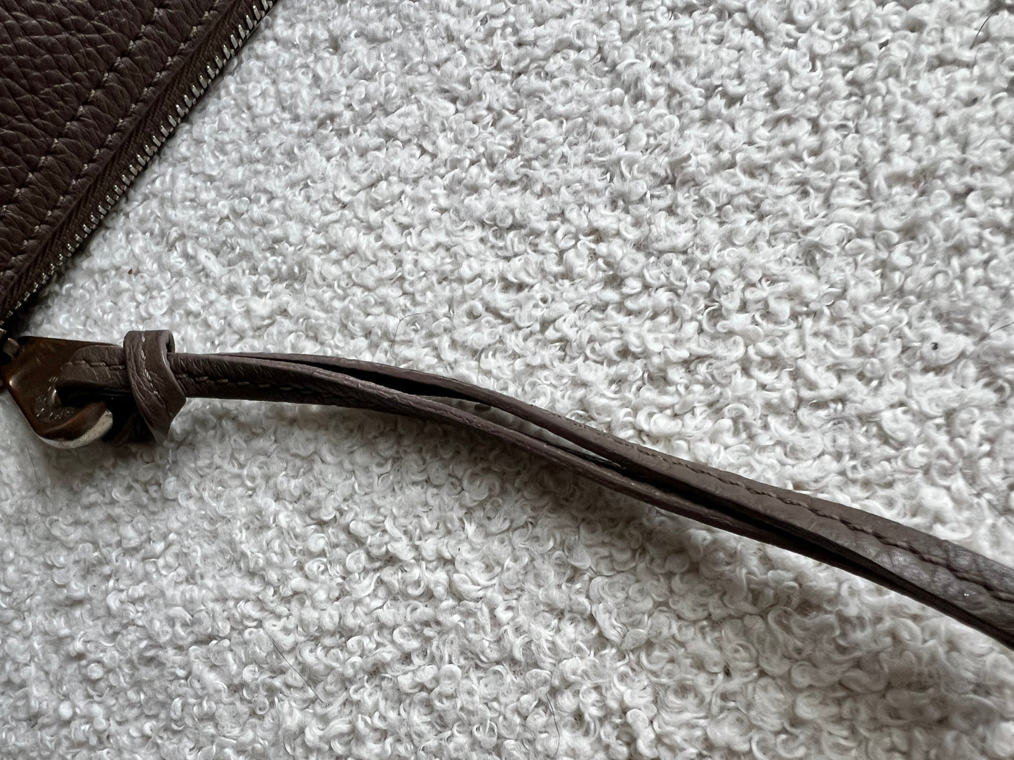 Mulberry Taupe Daria Clutch (RRP £550)