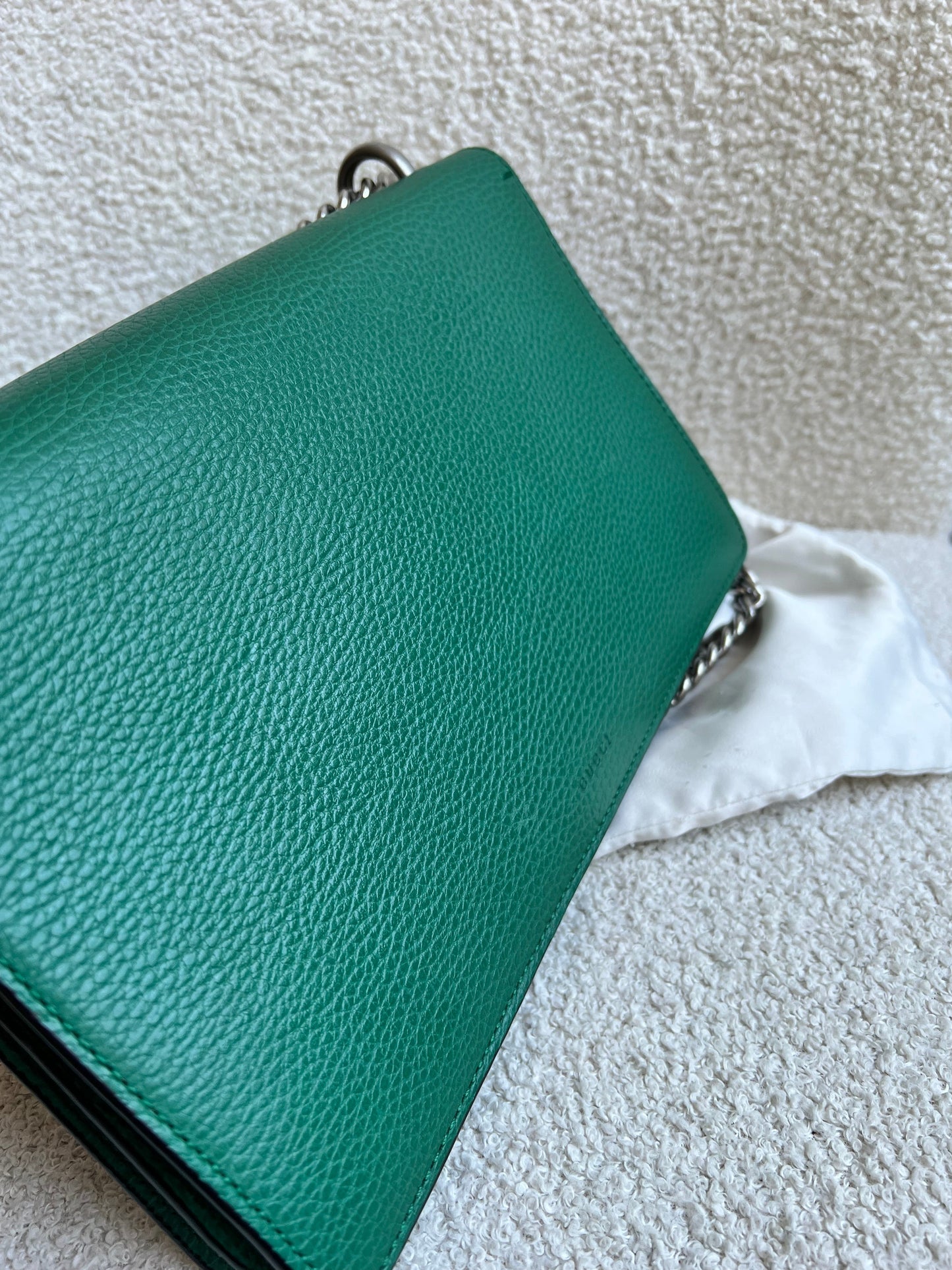 Gucci Dionysus GG Green Small Shoulder Bag (RRP £2,670)