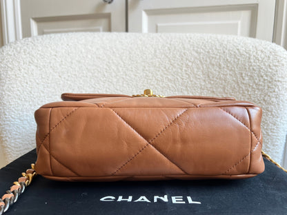 Chanel Small 19 in Caramel Lambskin (RRP £5,590)