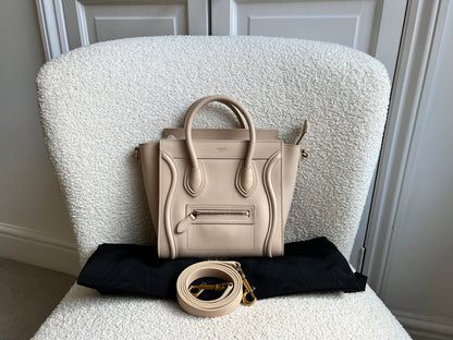 Celine Cream Nano Luggage Bag (RRP £1750)