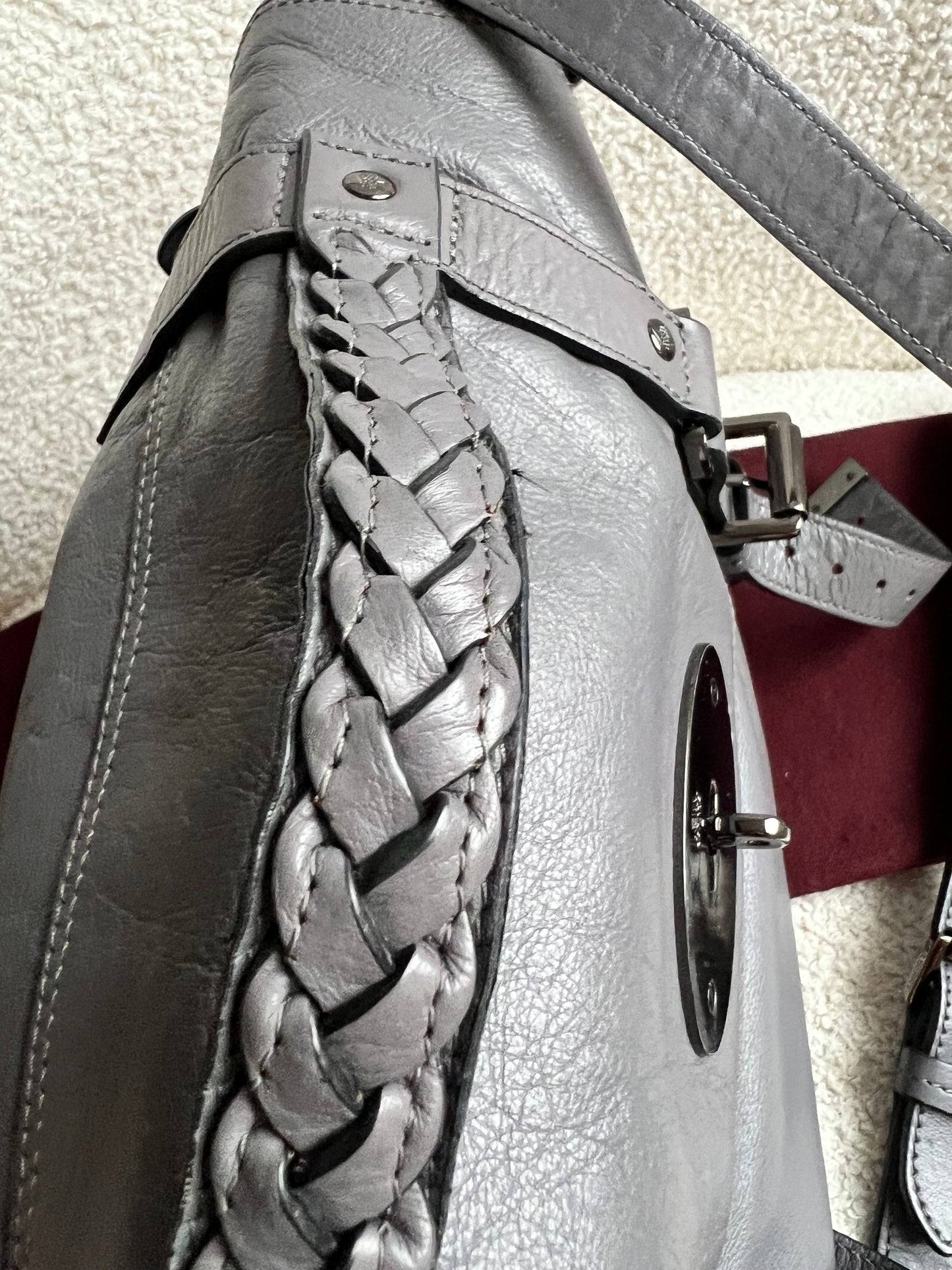 Mulberry Foggy Grey Regular Alexa (RRP £1100)