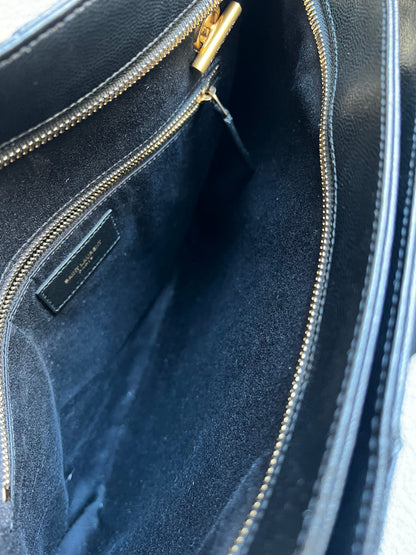 Yves Saint Laurent (YSL) Black Tribeca Shopper Tote