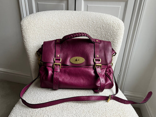 Mulberry Oversized Plum Alexa (RRP £1100)