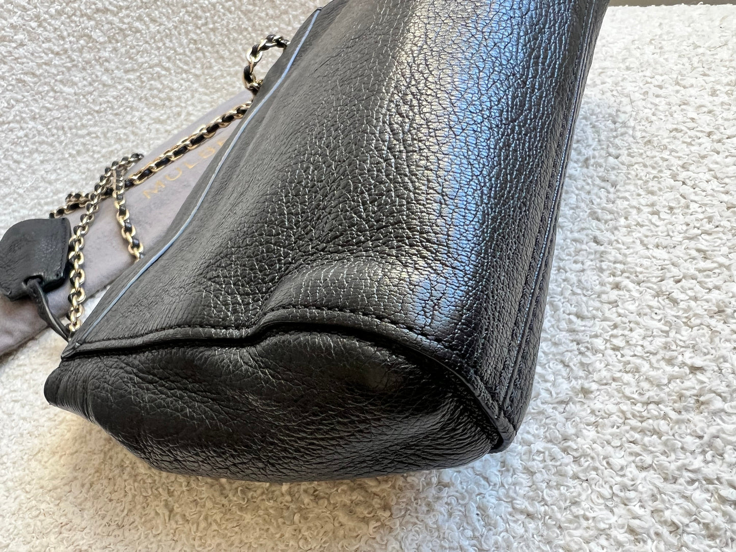 Mulberry Black Regular Lily with Gold Hardware (RRP £995)