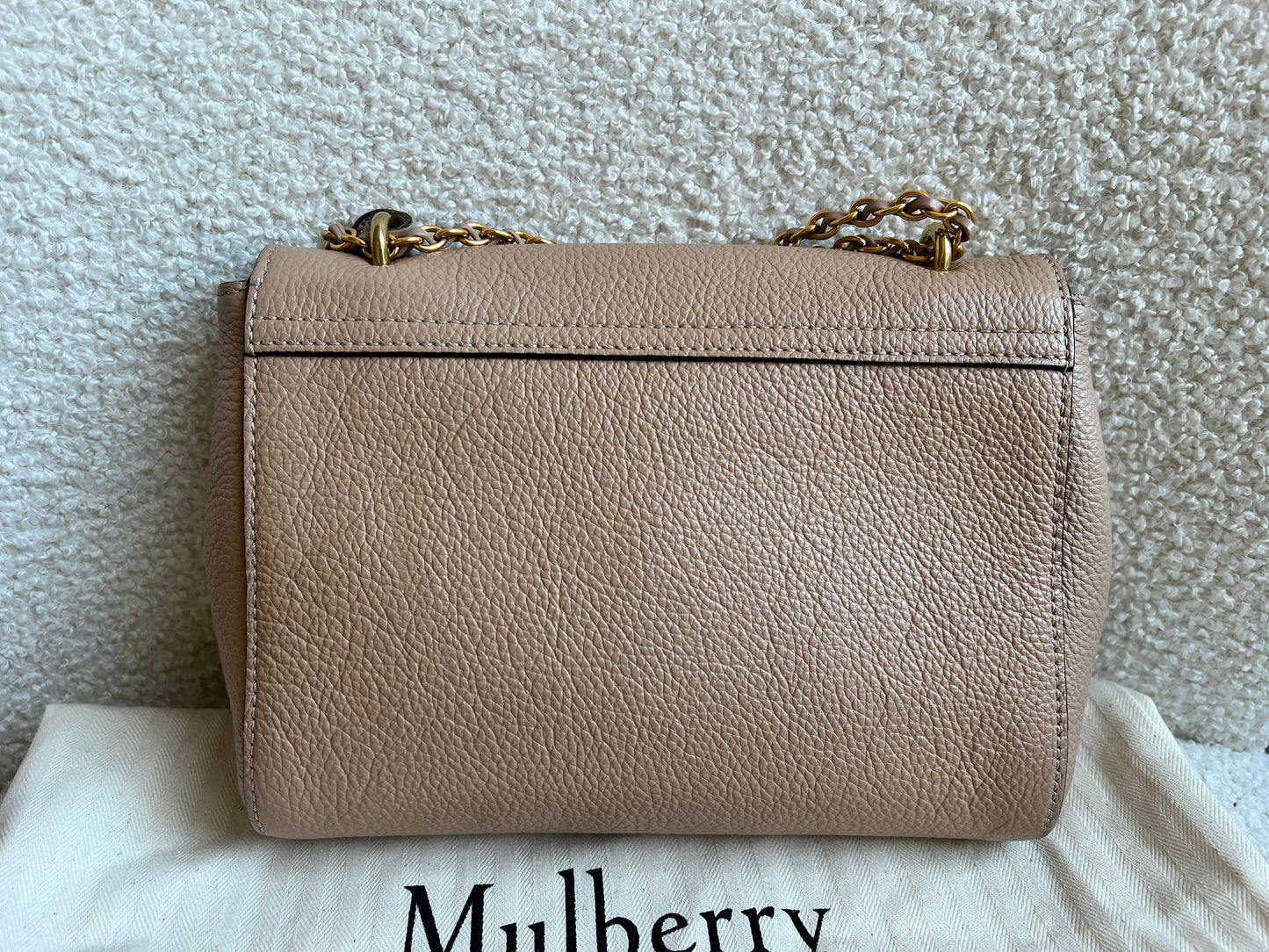 Mulberry Rosewater Regular Lily with Gold Hardware (RRP £995)