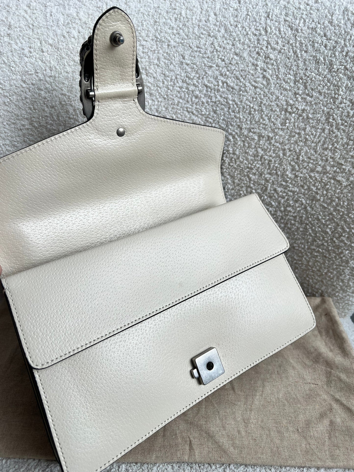 Gucci Dionysus GG White Small Shoulder Bag (RRP £2,670)