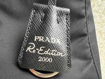 Prada Re-edition Black Nylon Shoulder Bag (RRP £920)