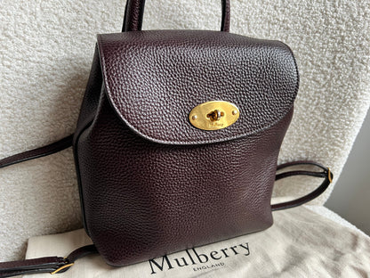 Mulberry Oxblood Mini Bayswater Backpack (RRP £695)