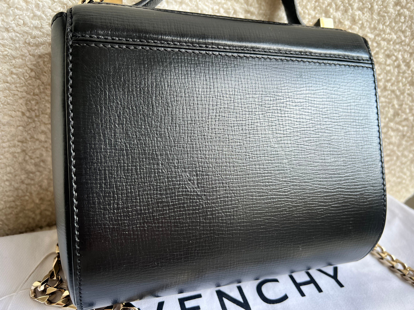 Givenchy Black Mini Pandora Chain Bag