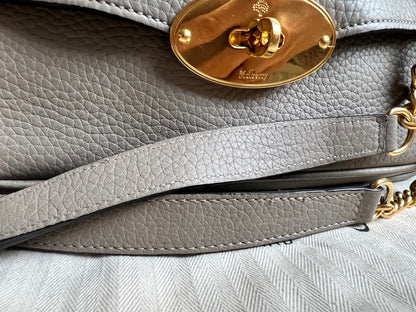 Mulberry Solid Grey Darley Shoulder Bag (RRP £1095)