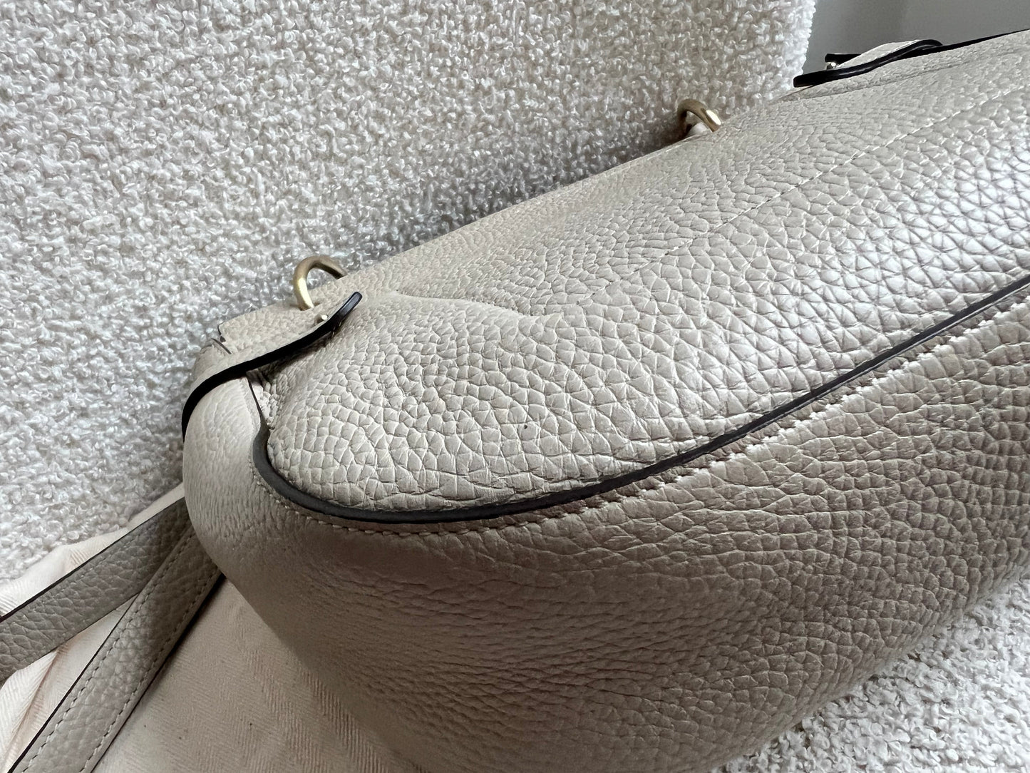 Mulberry Chalk Soft Amberley Satchel (RRP £1,195)