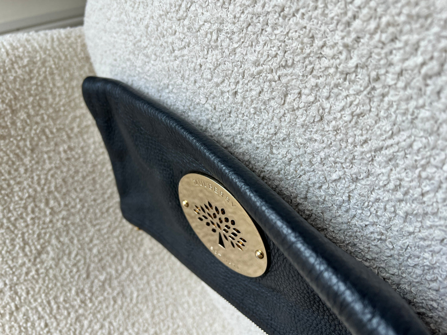Mulberry Black Daria Clutch (RRP £550)