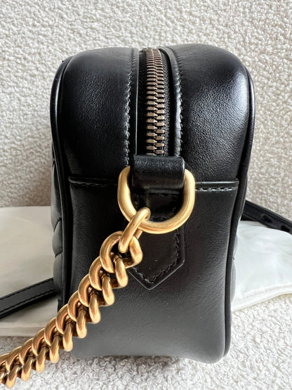 Gucci GG Black Marmont Small Shoulder Bag (RRP £1440)