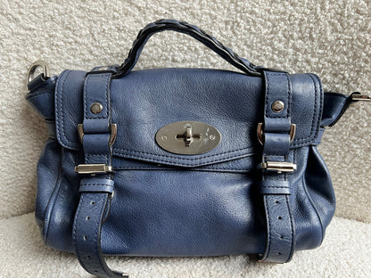 Mulberry Slate Blue Mini Alexa (RRP £850)