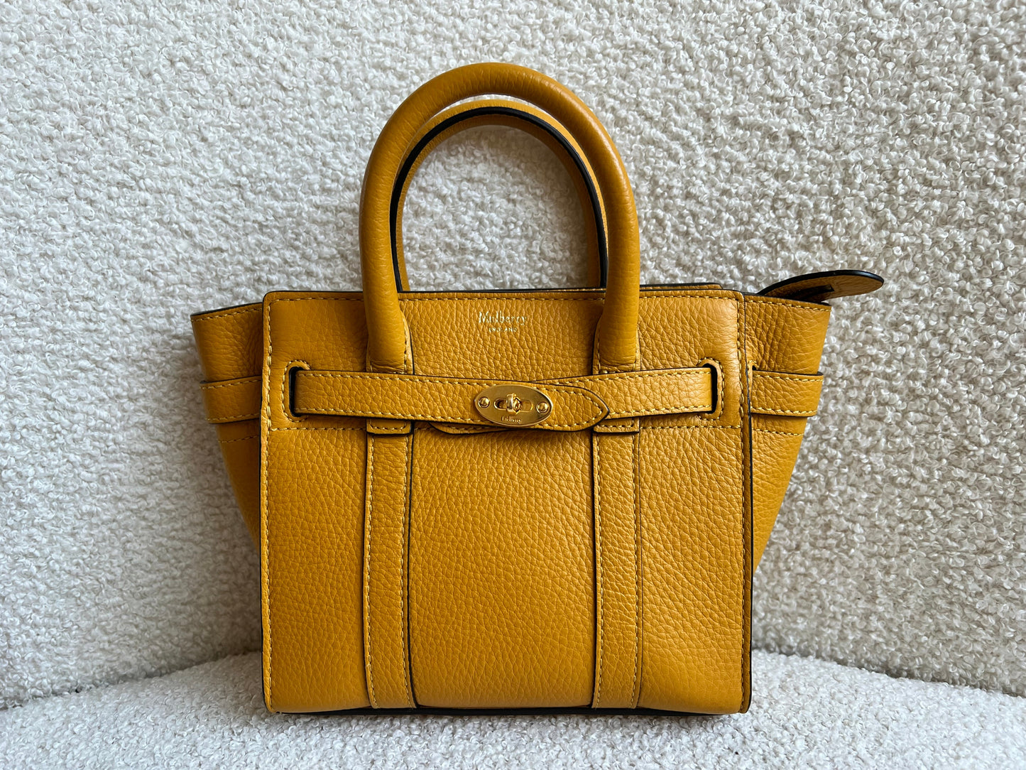 Mulberry Deep Amber Micro Zipped Bayswater (RRP £795)
