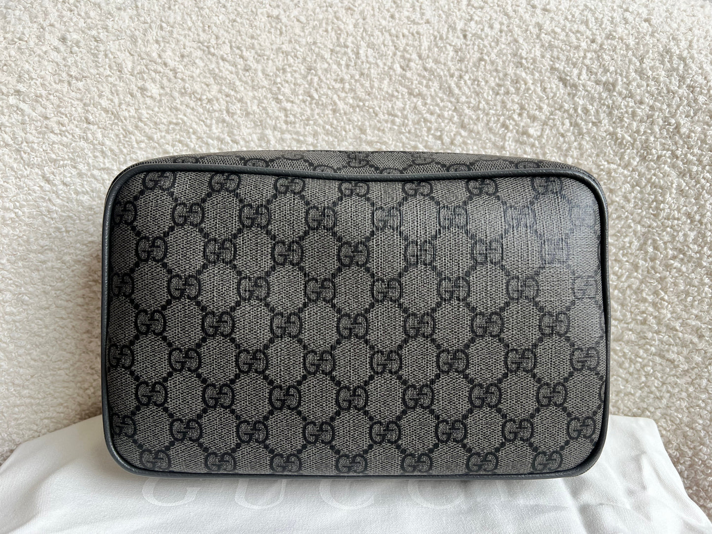 Gucci Grey / Black Supreme Toiletries Bag (RRP £575)