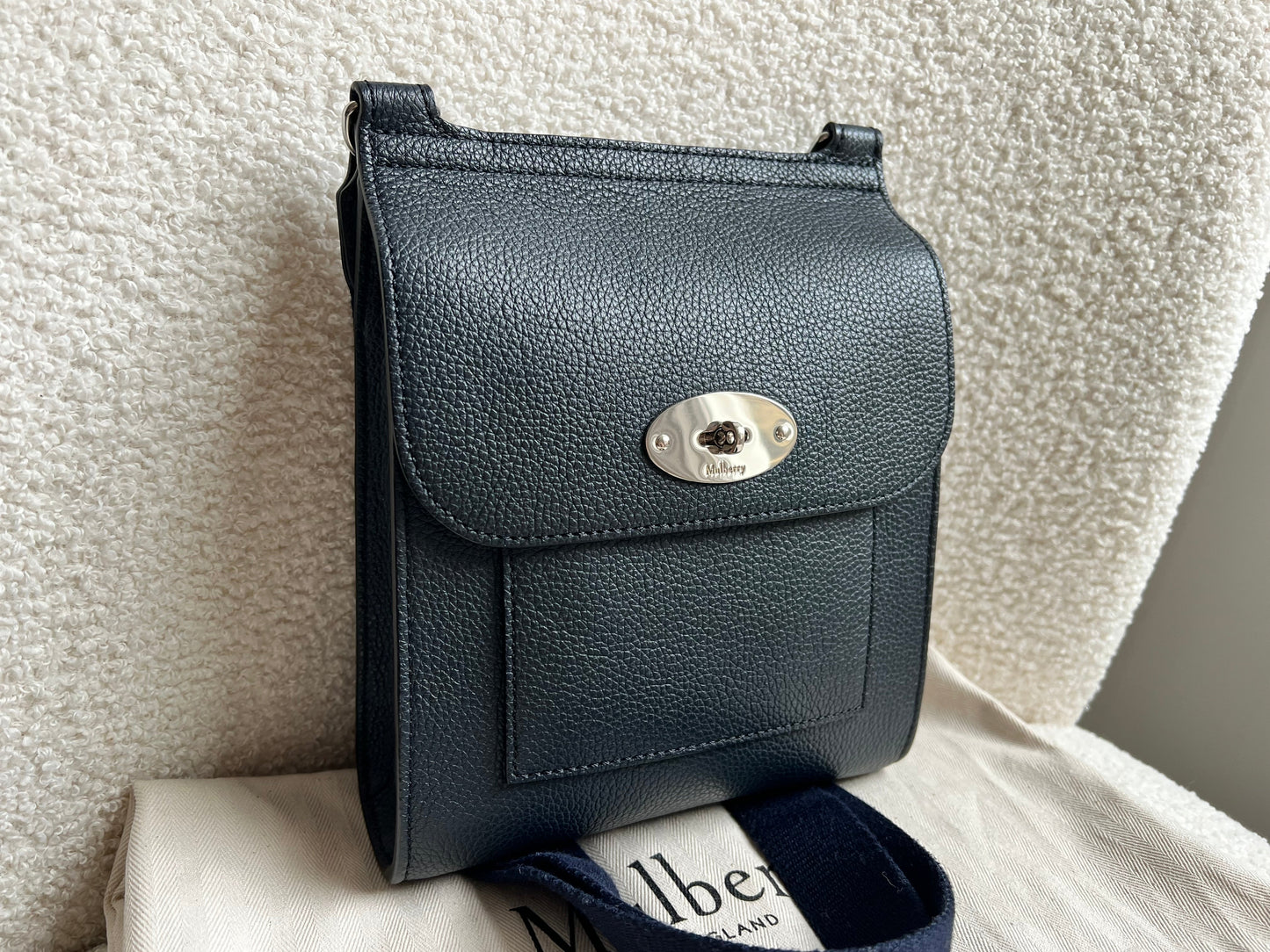 Mulberry Small Midnight Antony (RRP £595)
