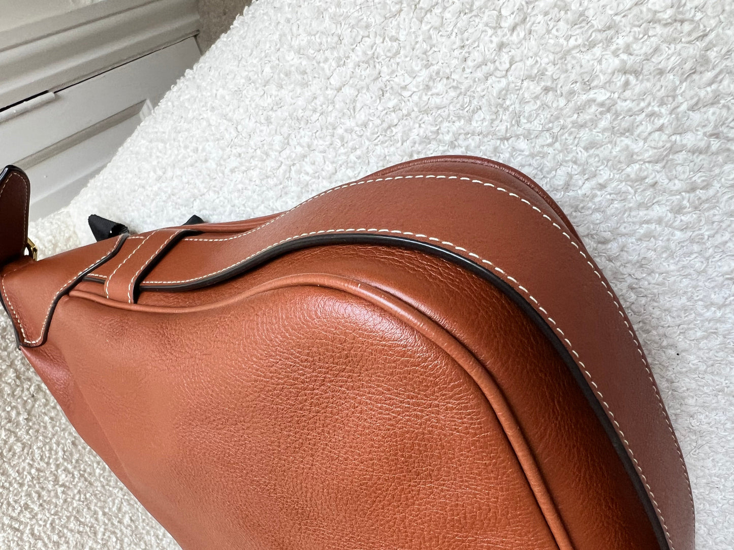 Celine Large Romy Bag in Tan Calfskin (RRP £2350)