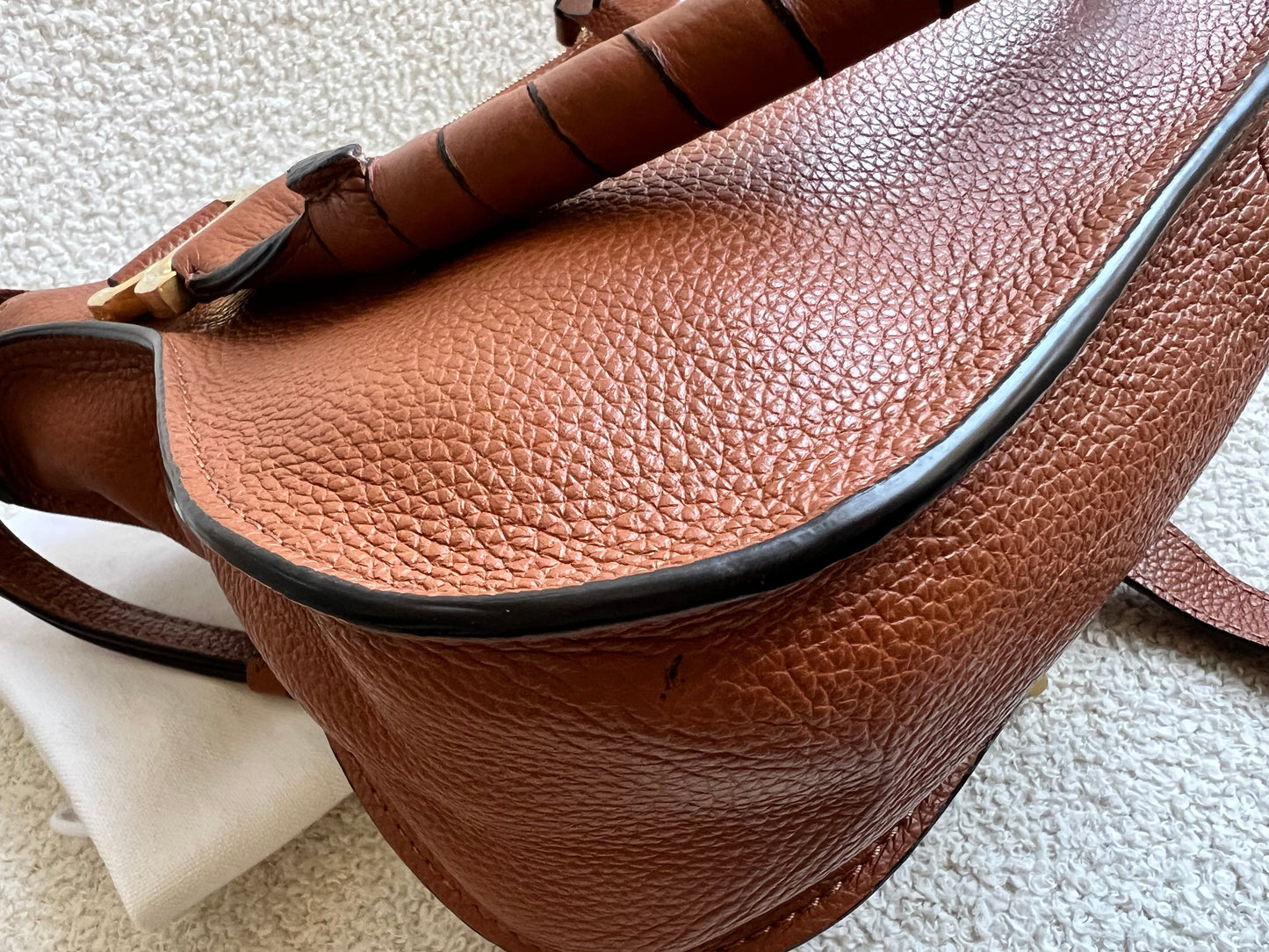 Chloe Tan Small Marcie Double Carry Bag (RRP £1690)