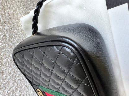 Gucci Mini Black Trapuntata Camera Bag