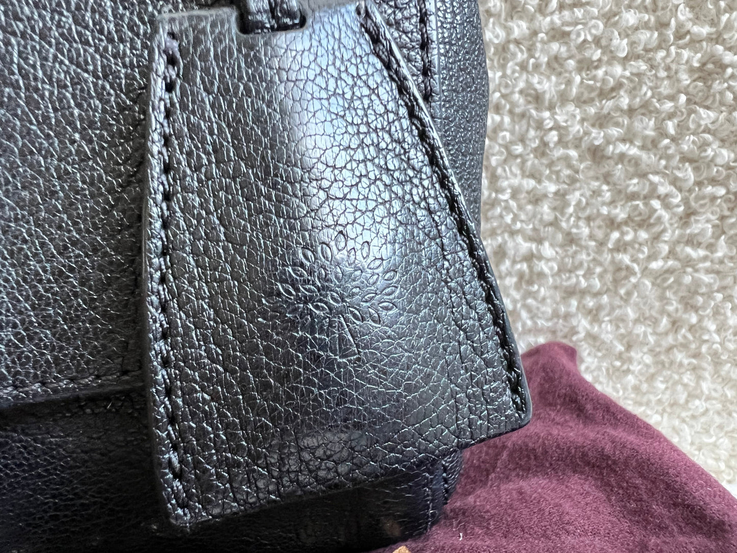 Mulberry Black Regular Lily with Hardware (RRP £995)