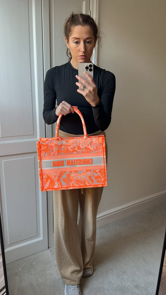 Christian Dior Toule de Jouey Medium Book Tote