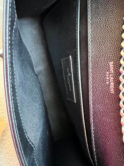 Yves Saint Laurent (YSL) Black Medium Kate with Silver Hardware (RRP £1730)