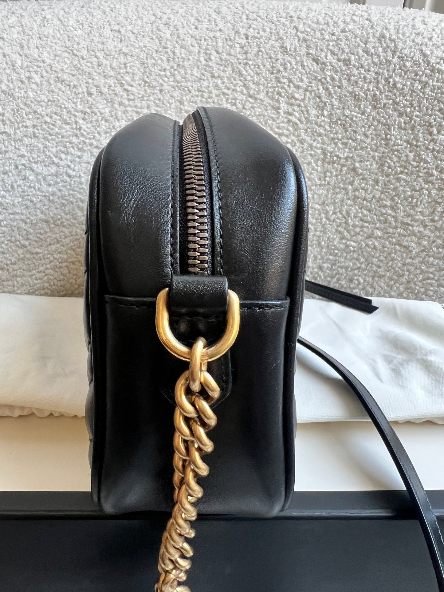 Gucci GG Black Marmont Small Shoulder Bag (RRP £1440)
