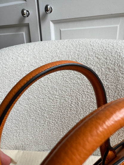 Mulberry Orange Small Zipped Bayswater (RRP £1,195)