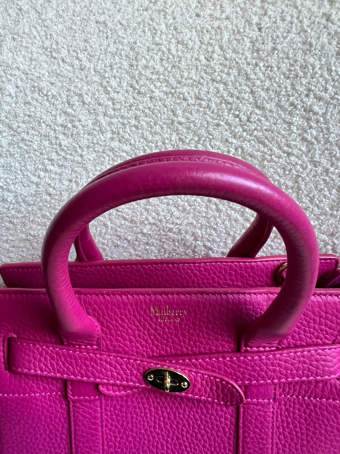 Mulberry Pink Mini Zipped Bayswater (RRP £1095)