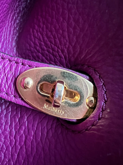 Mulberry Violet Tynedale Bucket Bag (RRP £995)