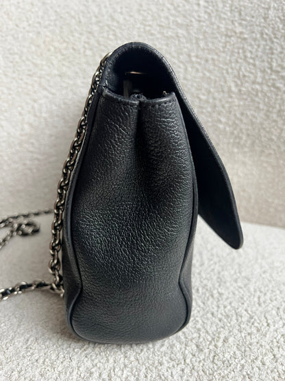 Mulberry Black Medium Lily with Silver Hardware (RRP £1095)