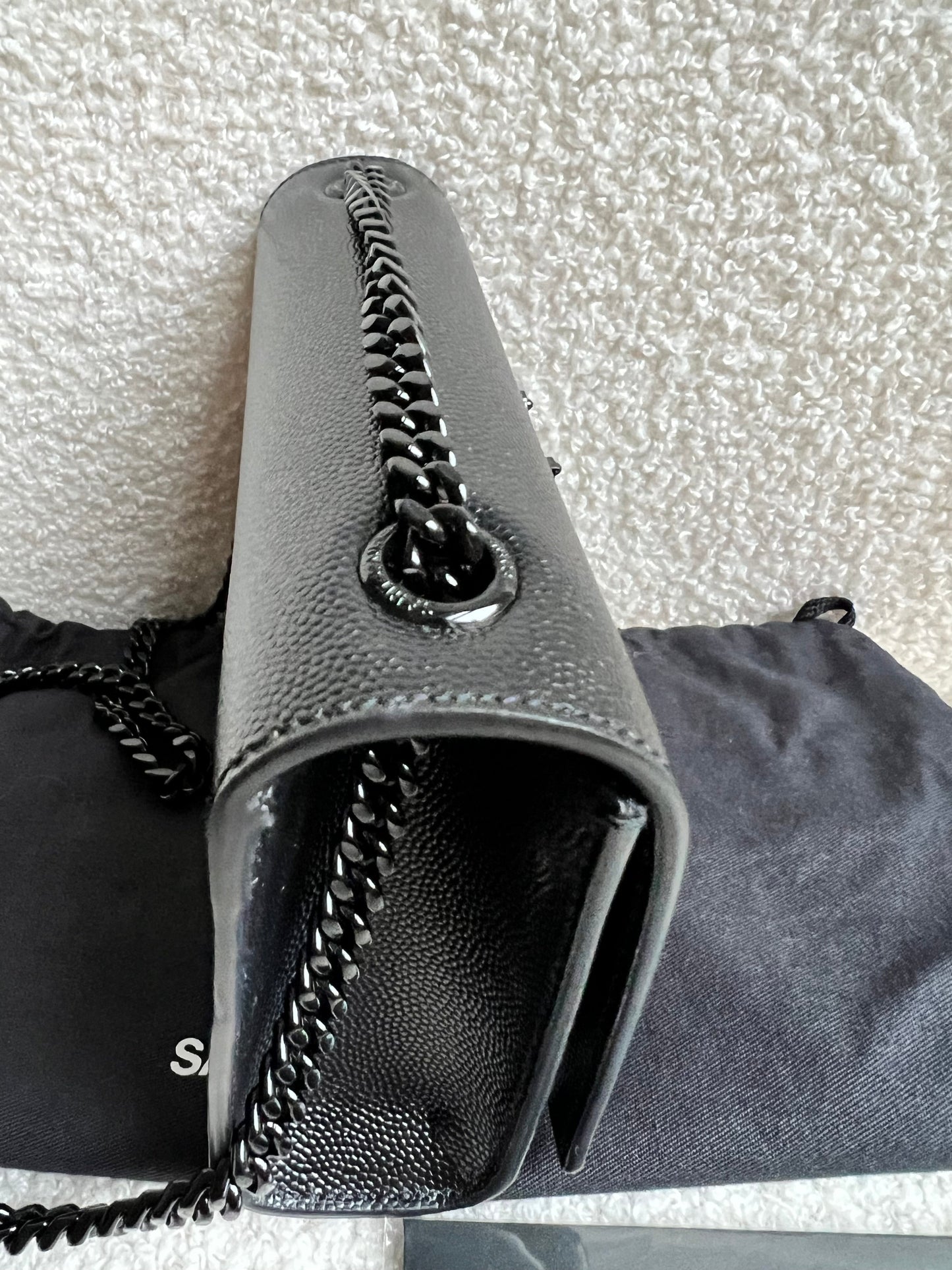 Yves Saint Laurent (YSL) Black on Black Mini Kate