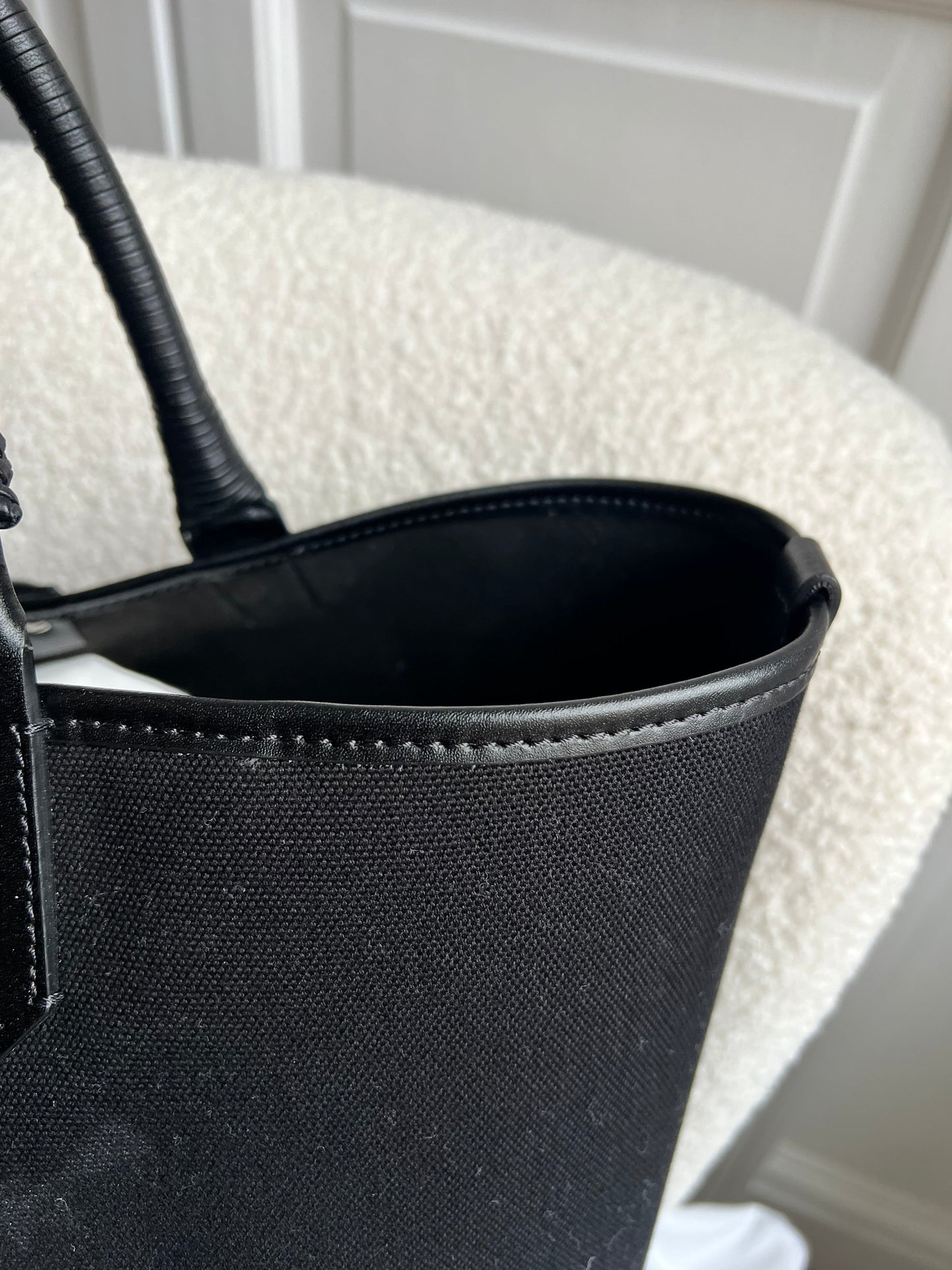Givenchy Large Antigona Black Canvas Tote Bag