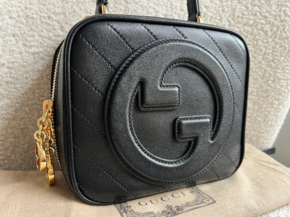 Gucci Black Small Top Handle Blondie Shoulder Bag (RRP £1870)